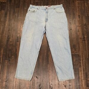 Vintage Levi Strauss Mens Loose Fit 545 Light Wash Denim Jeans W38 L29 Y2K